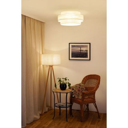 Brilagi - Plafondlamp SPACE YUTE LED/12W/230V Ø 50 cm 3000K/4000K/6400K crème