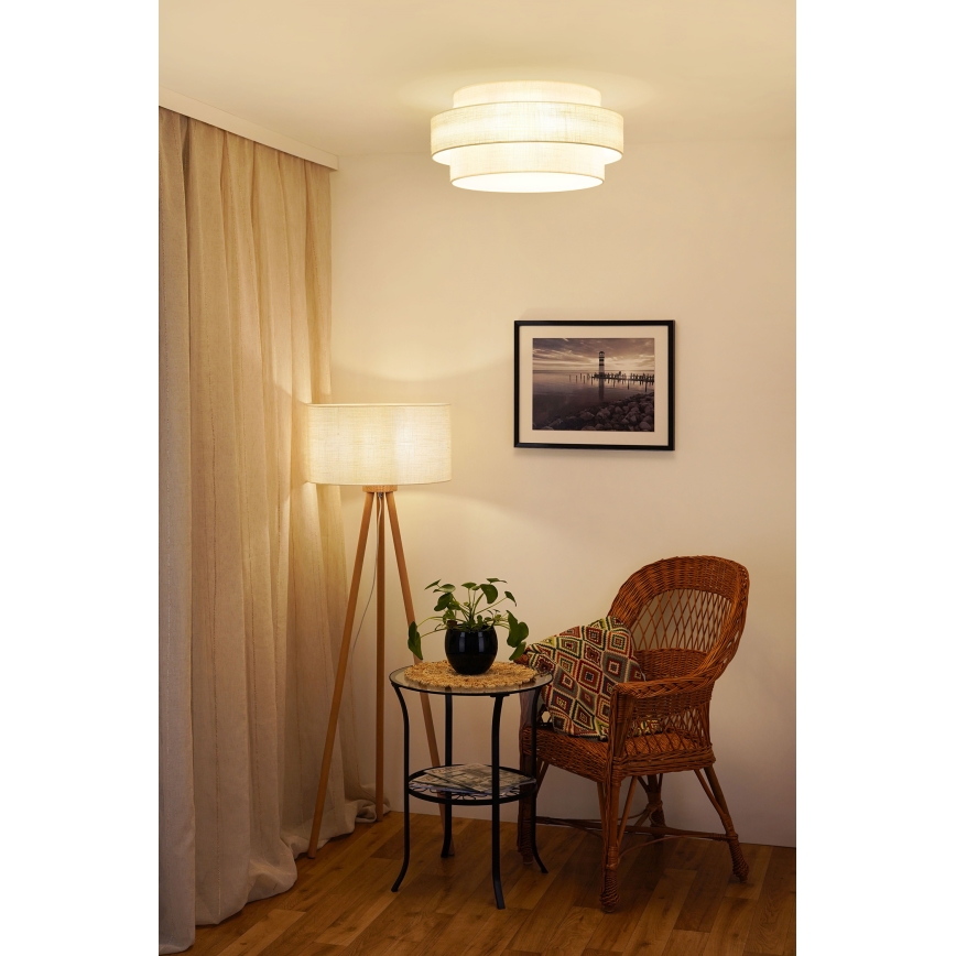 Brilagi - Plafondlamp SPACE YUTE LED/12W/230V Ø 50 cm 3000K/4000K/6400K crème