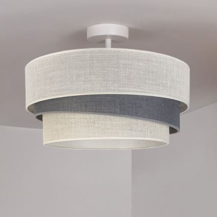 Brilagi - Plafondlamp TRIO 1xE27/60W/230V Ø 40 cm crème/grijs