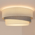 Brilagi - Plafondlamp TRIO 1xE27/60W/230V Ø 40 cm crème/grijs
