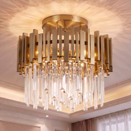 BRILAGI - Plafondlamp VERVE 4xE14/40W/230V Ø 40 cm goudkleurig
