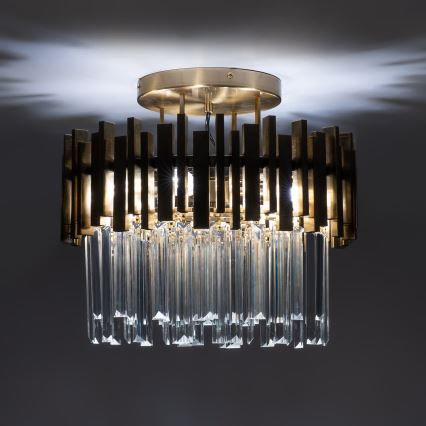BRILAGI - Plafondlamp VERVE 4xE14/40W/230V Ø 40 cm goudkleurig