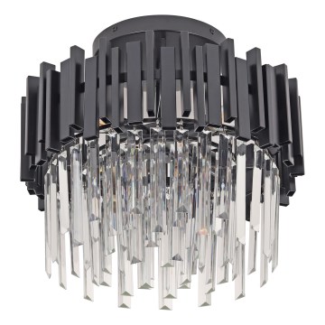Brilagi - Plafondlamp VERVE 6x E14/40W/230V Ø 60 cm zwart