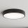 Brilagi - Plafondlamp voor badkamer CLARE 4xE27/24W/230V Ø 50 cm IP54 zwart
