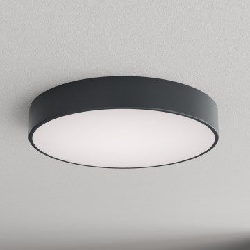 Brilagi - Plafondlamp voor de badkamer met bewegings- en schemeringssensor CLARE 4xE27/24W/230V Ø 50 cm antraciet IP54