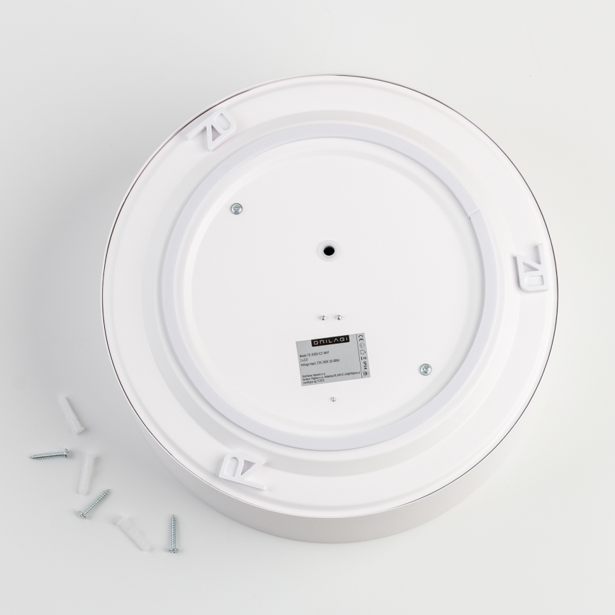 Brilagi - Plafondlamp voor de badkamer POOL 2xE27/15W/230V Ø 30 cm IP54 wit