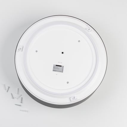 Brilagi - Plafondlamp voor de badkamer POOL 3xE27/15W/230V Ø 40 cm IP54 zwart