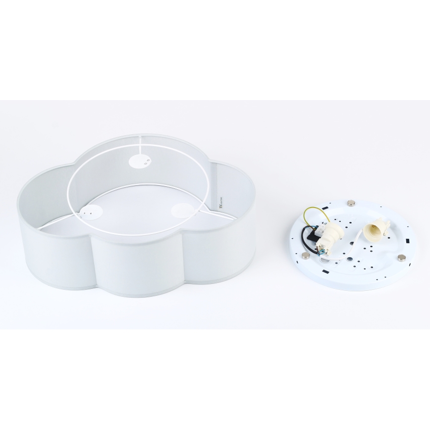 Brilagi - Plafondlamp voor kinderen NIMBUS MINI 2xE27/15W/230V grijs