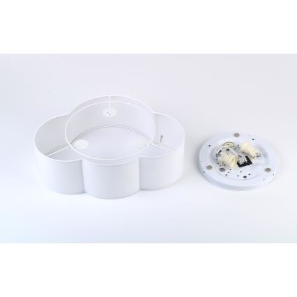 Brilagi - Plafondlamp voor kinderkamer NIMBUS MINI 2xE27/15W/230V 31x43 cm wit