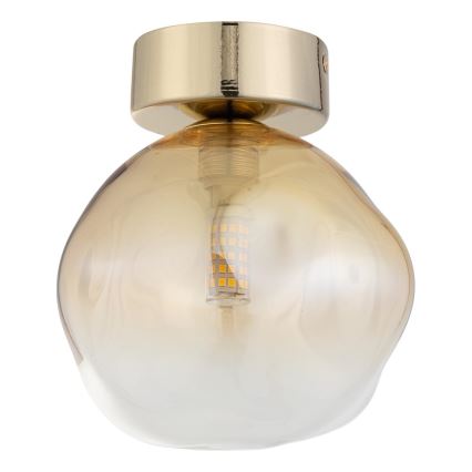 Brilagi - Plafondlamp VULCANO 1xG9/8W/230V goud/rookbeige