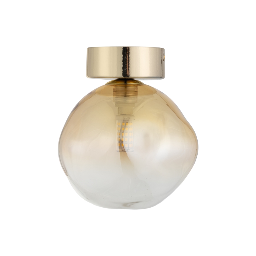 Brilagi - Plafondlamp VULCANO 1xG9/8W/230V goud/rookbeige