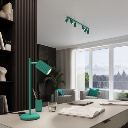 Brilagi - Plafondspot CRESTO 3xGU10/10W/230V turkoois