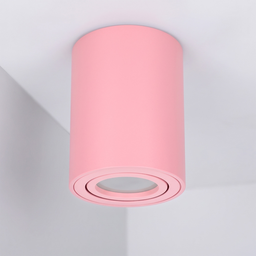 BRILAGI - Plafondspot MIA 1xGU10/30W/230V 100x80 mm roze
