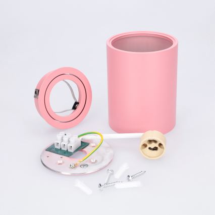 BRILAGI - Plafondspot MIA 1xGU10/30W/230V 100x80 mm roze