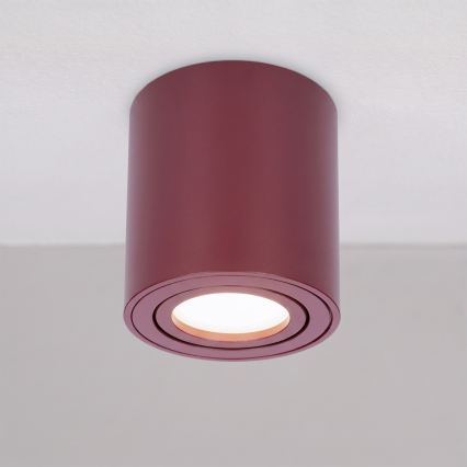 BRILAGI - Plafondspot MIA 1xGU10/30W/230V 84x80 mm bordeaux