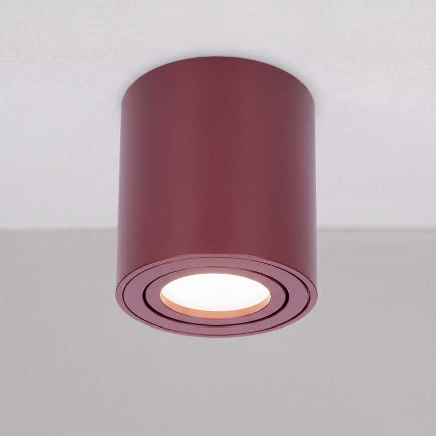 BRILAGI - Plafondspot MIA 1xGU10/30W/230V 84x80 mm bordeaux