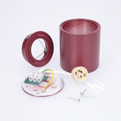 BRILAGI - Plafondspot MIA 1xGU10/30W/230V 84x80 mm bordeaux