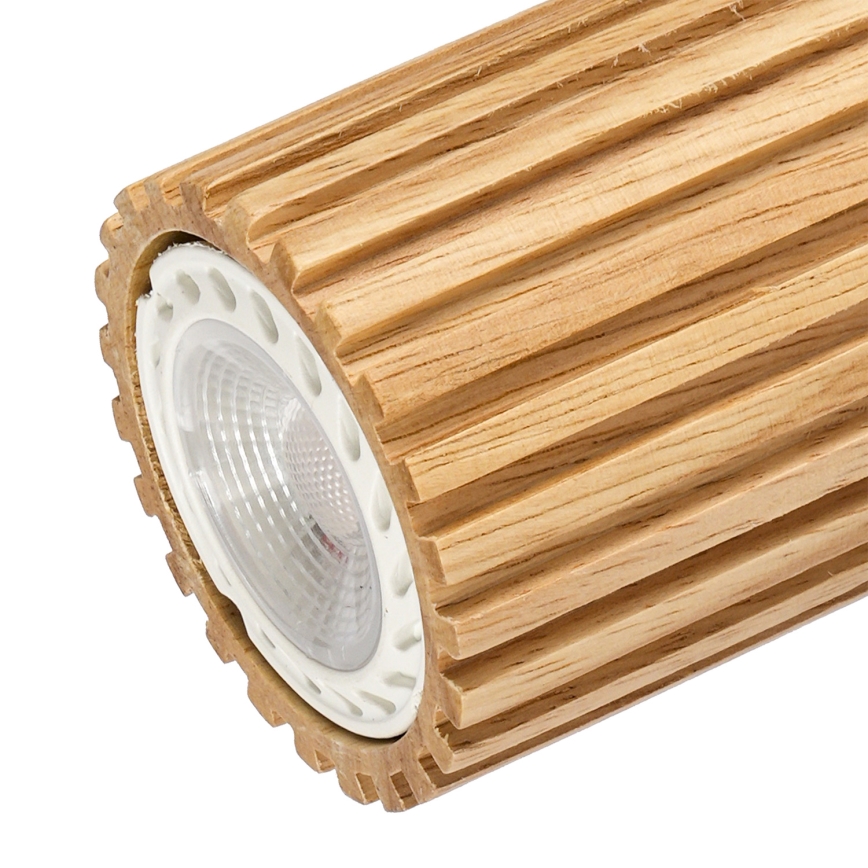 Brilagi - Plafondspot MODERN WOOD 3xGU10/8W/230V hout/wit