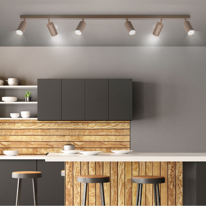 Brilagi - Plafondspot SELE 6xGU10/30W/230V beige