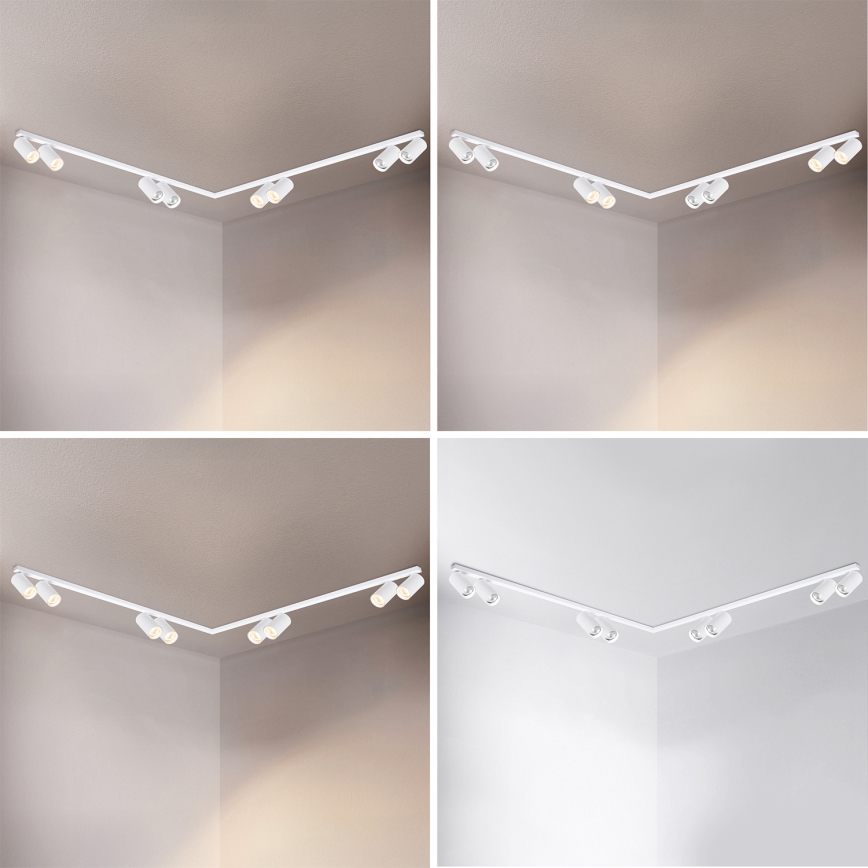 Brilagi - Plafondspot SELE LONG 8xGU10/30W/230V wit