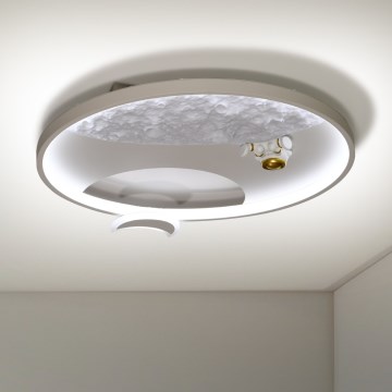 Brilagi - Plafonnier à intensité variable ASTRO LED/20W/230V 3000/4000/6000K + Télécommande