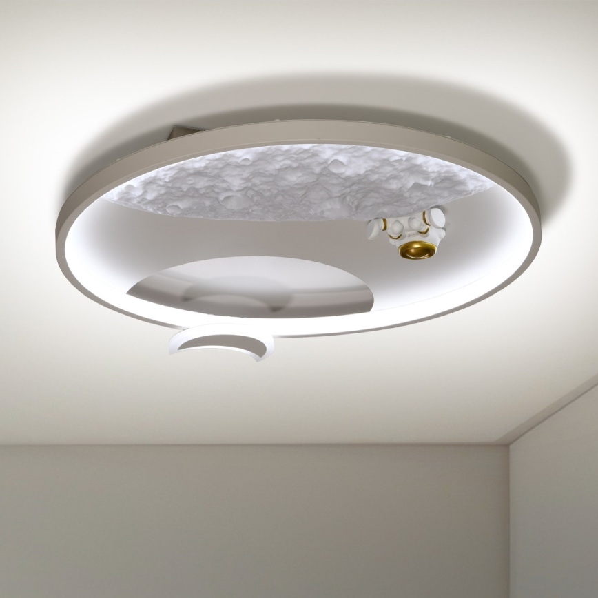 Brilagi - Plafonnier à intensité variable ASTRO LED/20W/230V 3000/4000/6000K + Télécommande