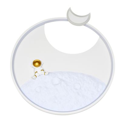 Brilagi - Plafonnier à intensité variable ASTRO LED/20W/230V 3000/4000/6000K + Télécommande