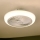 Brilagi - Plafonnier à intensité variable avec ventilateur LED/30W/230V 3000-6500K blanc + Télécommande