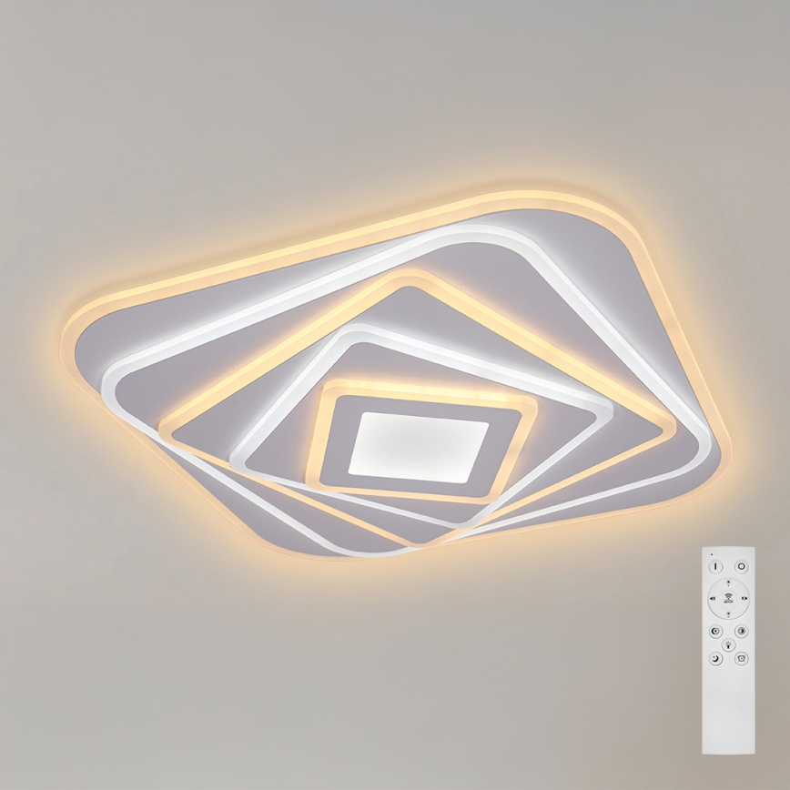 Brilagi - Plafonnier à intensité variable MODERN LED/210W/230V 2700-6500K 55x55 cm + Télécommande