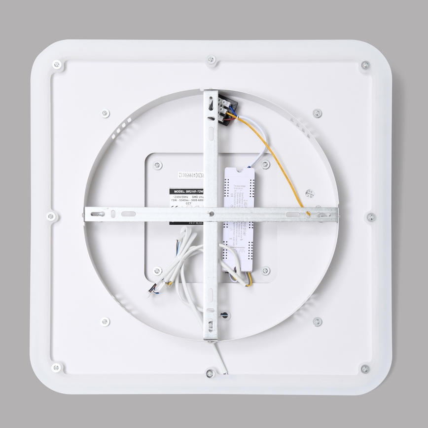 Brilagi - Plafonnier à intensité variable MODERN LED/72W/230V 2700-6500K 46,6x46,6 cm + Télécommande