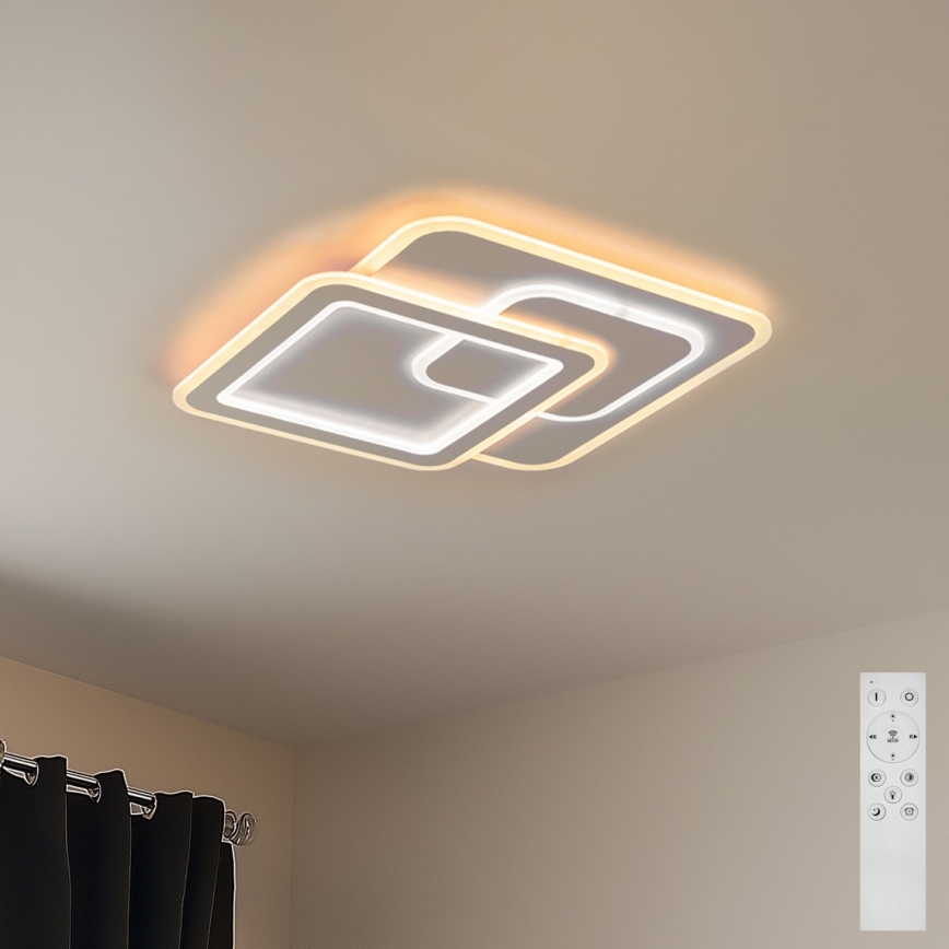 Brilagi - Plafonnier à intensité variable MODERN LED/80W/230V 2700-6500K 52,5x52,5 cm + Télécommande