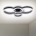 Brilagi - Plafonnier à intensité variable ORBITS LED/49W/230V 3000/4000/6000K + Télécommande