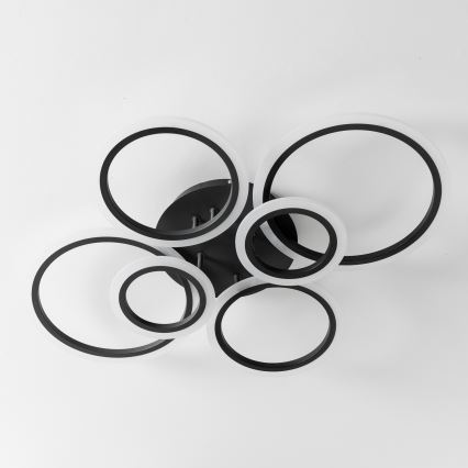 Brilagi - Plafonnier à intensité variable ORBITS LED/85W/230V 3000-6500K noir + télécommande