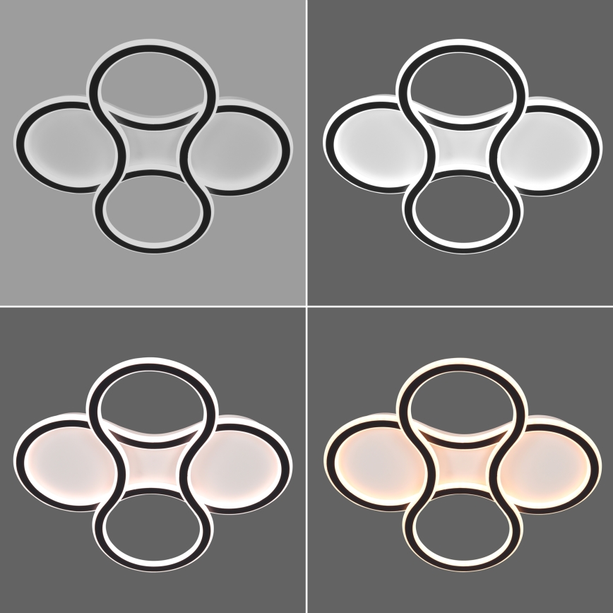 Brilagi - Plafonnier à intensité variable ORELLI LED/53W/230V 3000/4000/6000K + Télécommande