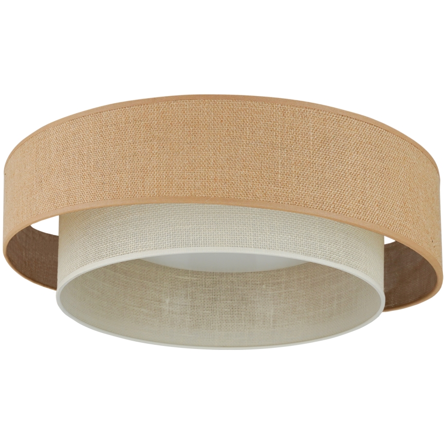 Brilagi - Plafonnier à intensité variable SHINE LED/24W/230V d. 60 cm 3000/4000/6500K beige/crème + Télécommande