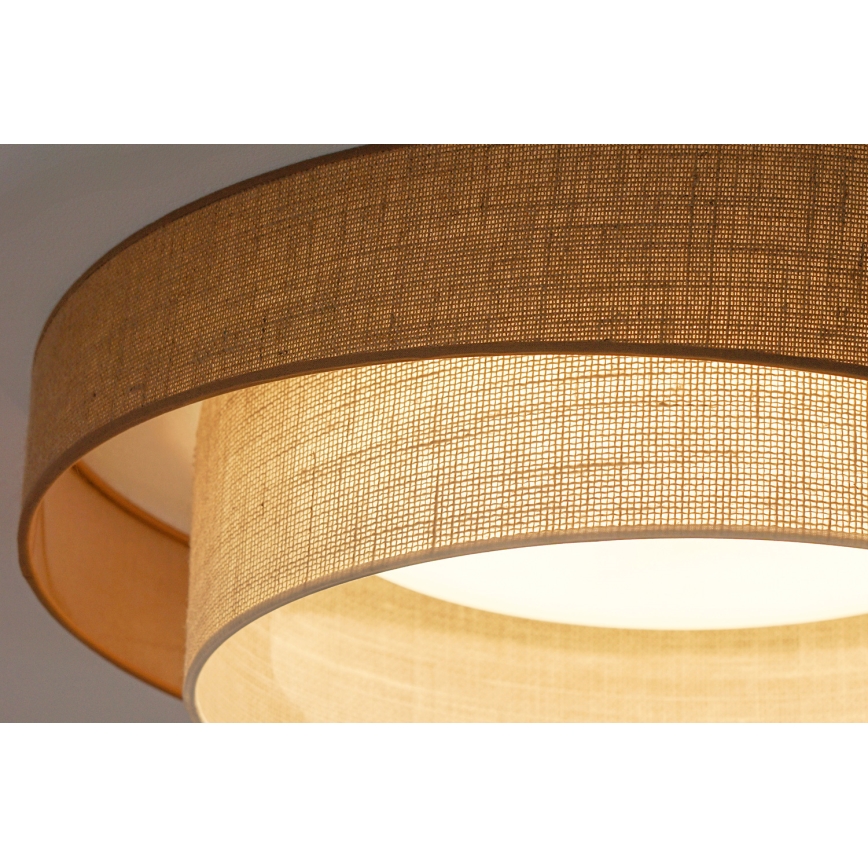 Brilagi - Plafonnier à intensité variable SHINE LED/24W/230V d. 60 cm 3000/4000/6500K beige/crème + Télécommande