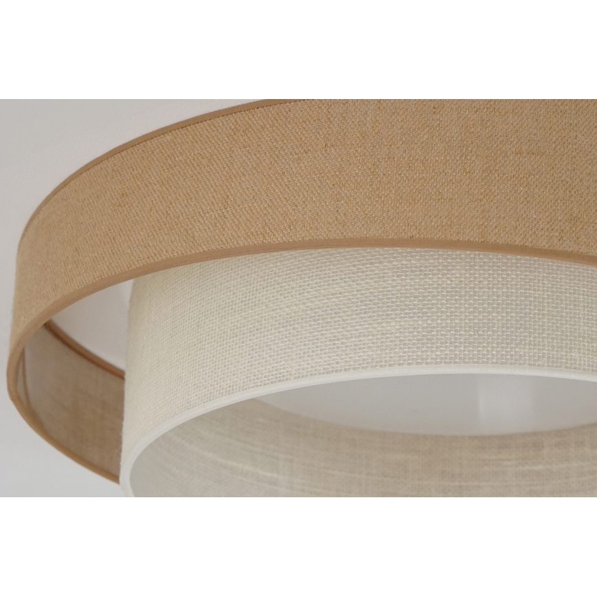 Brilagi - Plafonnier à intensité variable SHINE LED/24W/230V d. 60 cm 3000/4000/6500K beige/crème + Télécommande