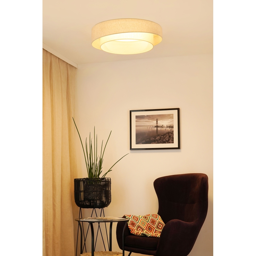 Brilagi - Plafonnier à intensité variable SHINE LED/24W/230V 3000/4000/6500K crème + télécommande