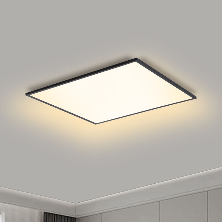 Brilagi - Plafonnier à intensité variable SLIMFRAME LED/36W/230V 45x45 cm 3000-6000K noir + Télécommande