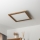 Brilagi - Plafonnier à intensité variable SLIMFRAME WOOD LED/36W/230V 49,5x49,5 cm 3000-6000K marron + Télécommande