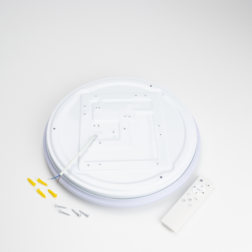 Brilagi - Plafonnier à intensité variable SMART LED/24W/230V  2700-6500K Wi-Fi Tuya + Télécommande