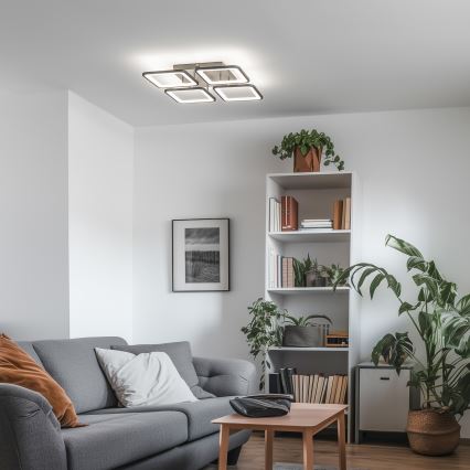 Brilagi - Plafonnier à intensité variable SQUARED LED/85W/230V 3000-6500K + télécommande