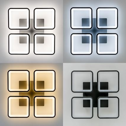Brilagi - Plafonnier à intensité variable SQUARED LED/85W/230V 3000-6500K + télécommande