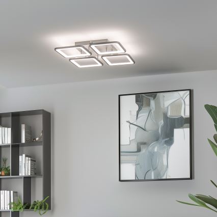 Brilagi - Plafonnier à intensité variable SQUARED LED/85W/230V 3000-6500K + télécommande