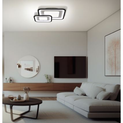 Brilagi - Plafonnier à intensité variable TANDORA LED/49W/230V 3000/4000/6000K + Télécommande