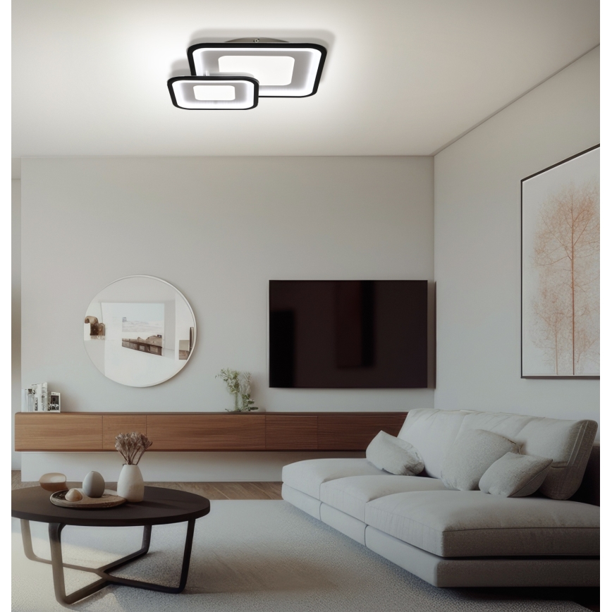 Brilagi - Plafonnier à intensité variable TANDORA LED/49W/230V 3000/4000/6000K + Télécommande