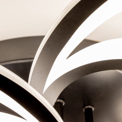 Brilagi - Plafonnier à intensité variable TWIST LED/125W/230V 3000-6500K + télécommande