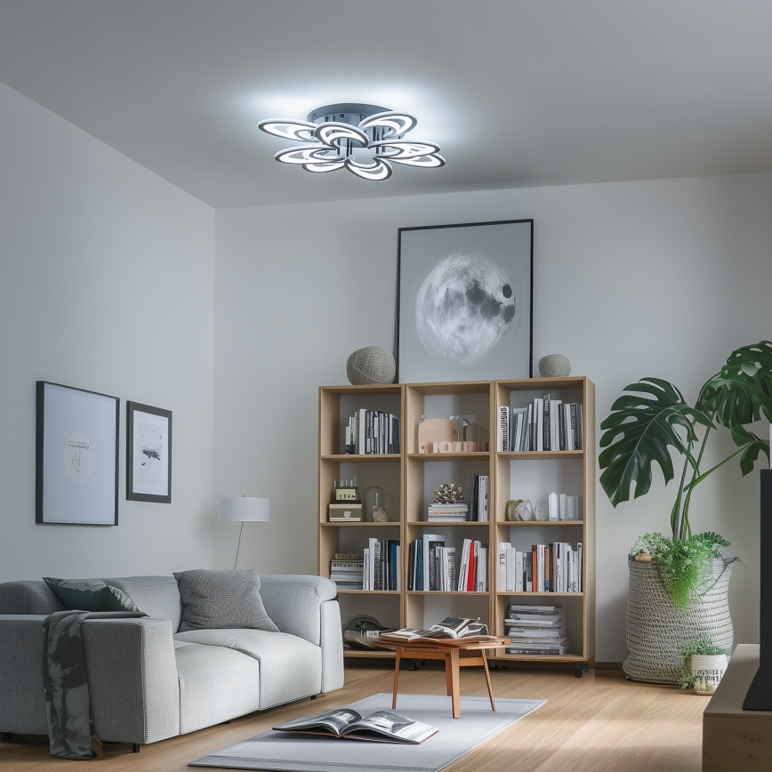 Brilagi - Plafonnier à intensité variable TWIST LED/125W/230V 3000-6500K + télécommande
