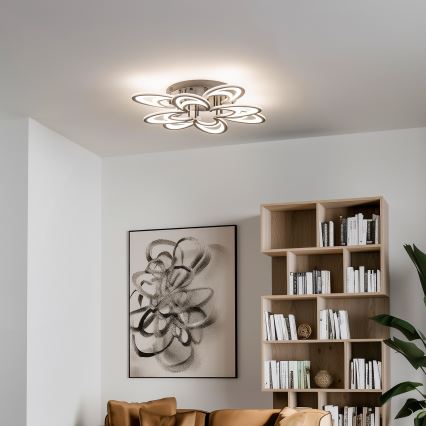 Brilagi - Plafonnier à intensité variable TWIST LED/125W/230V 3000-6500K + télécommande