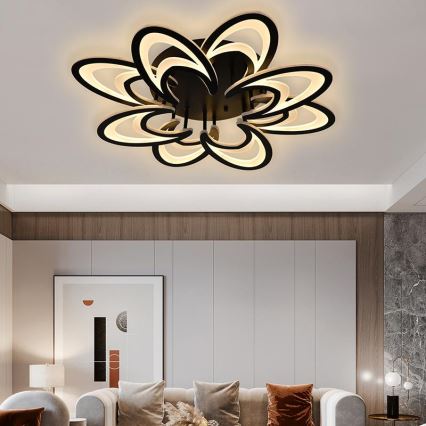 Brilagi - Plafonnier à intensité variable TWIST LED/125W/230V 3000-6500K + télécommande